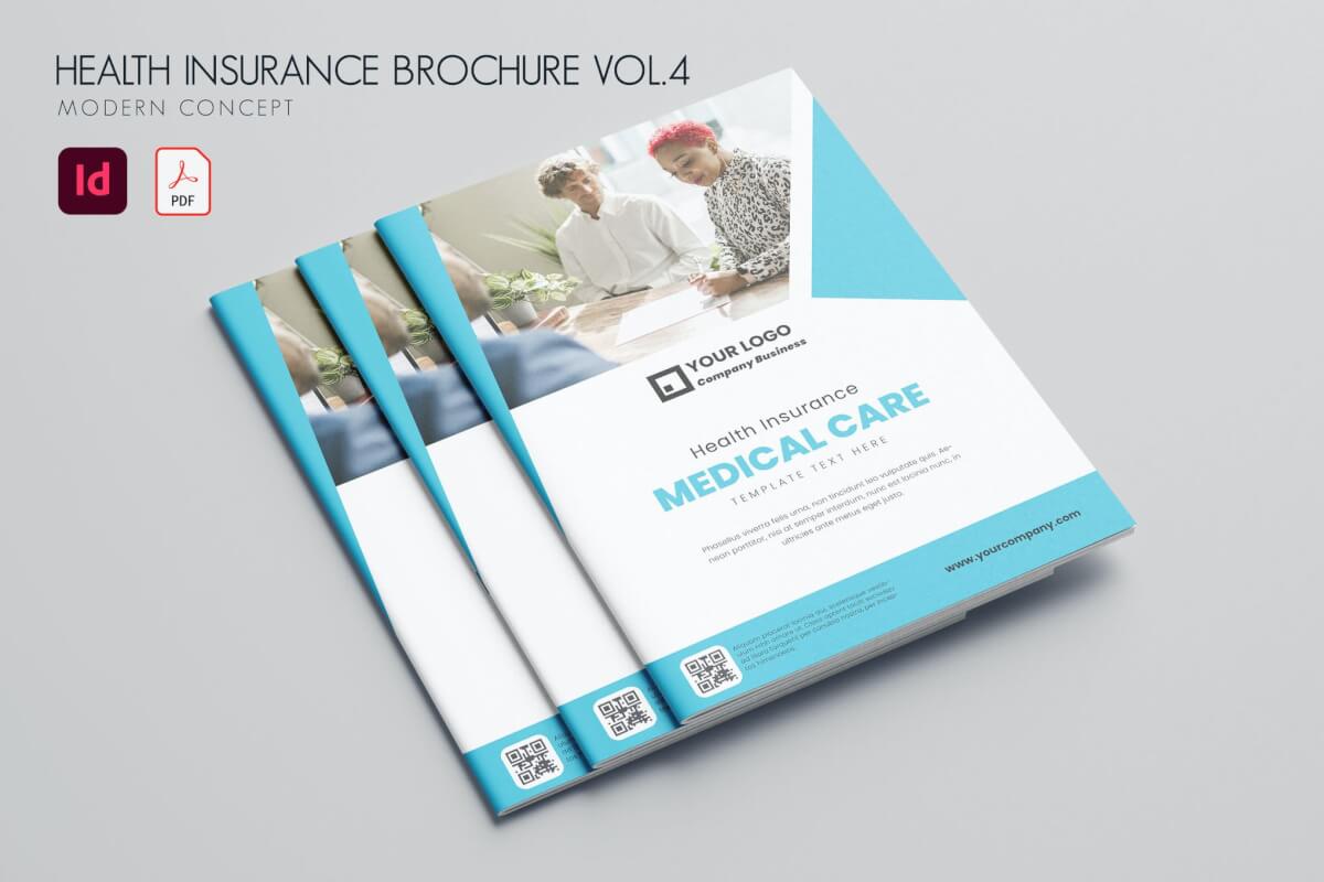 健康保险宣传手册模板