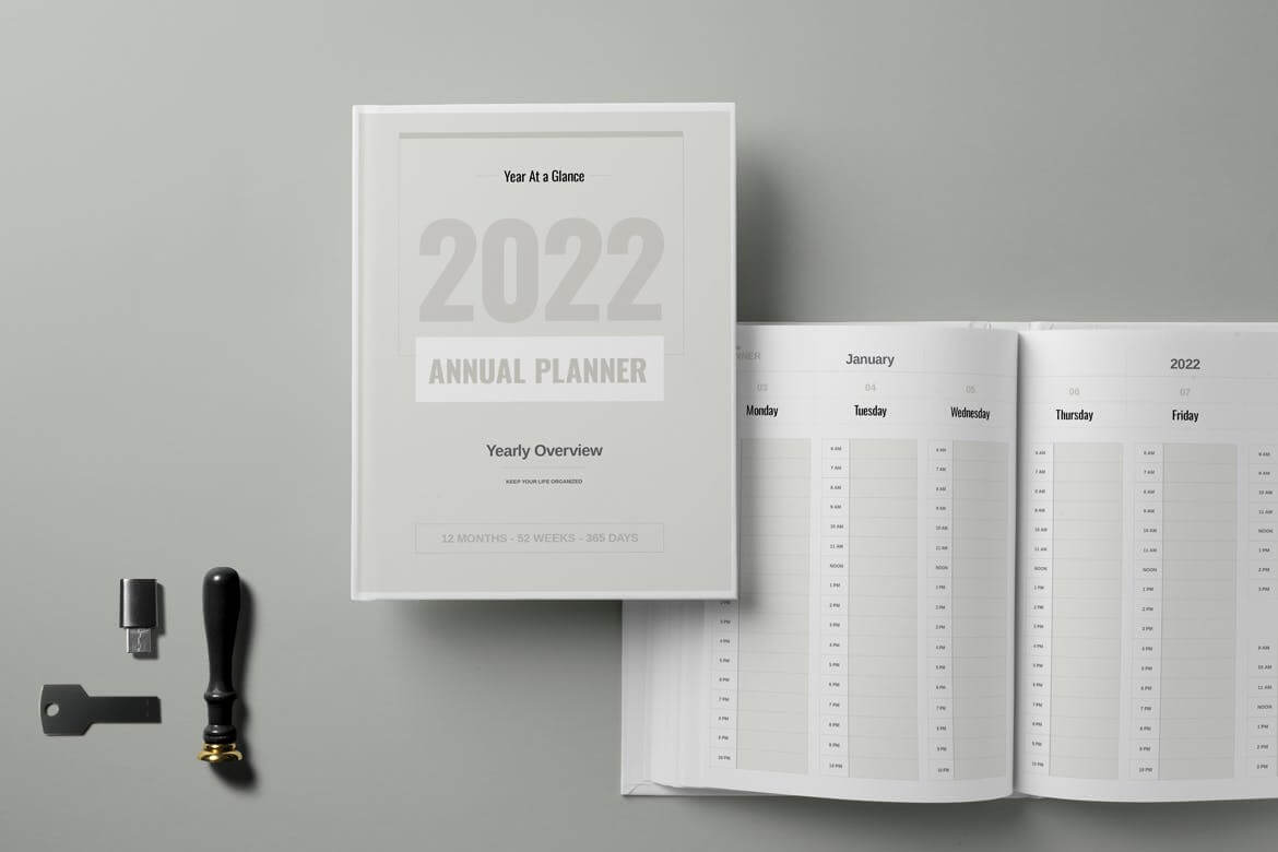 2022 年全年计划和议程模板