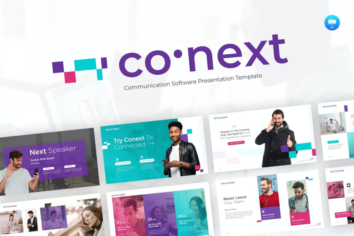 Conext-技术现代主题演讲keynote模板