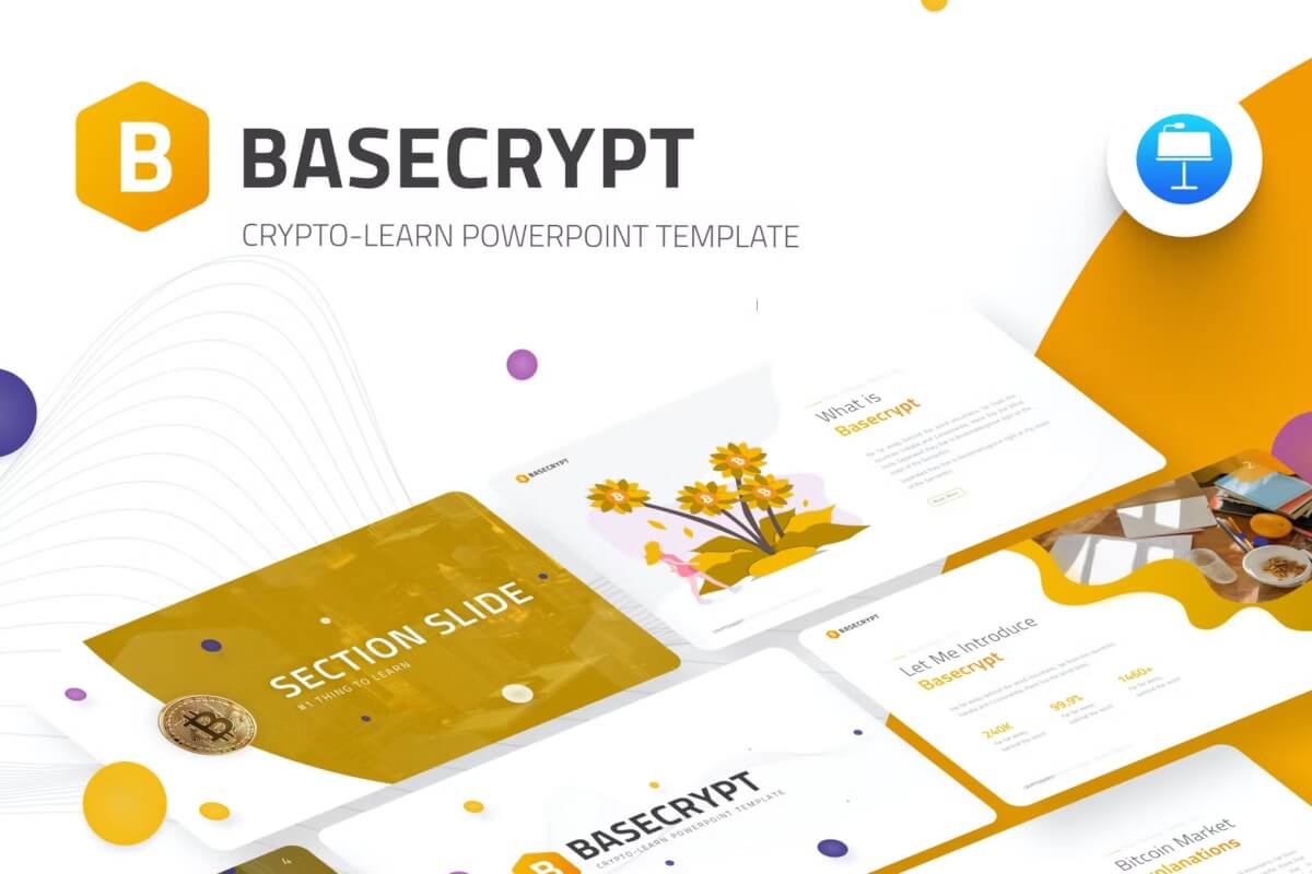 Basecrypt Crypto-学习主题演讲keynote模板