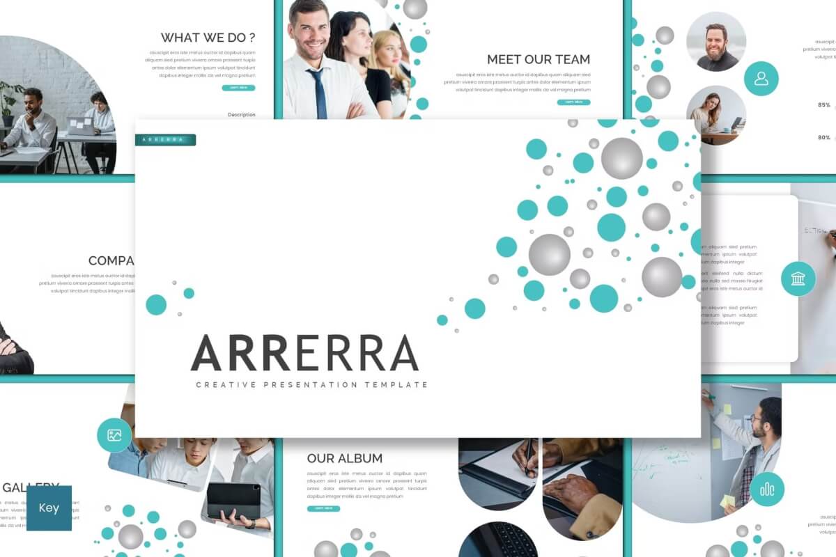 Arrerra-商业主题演讲keynote模板