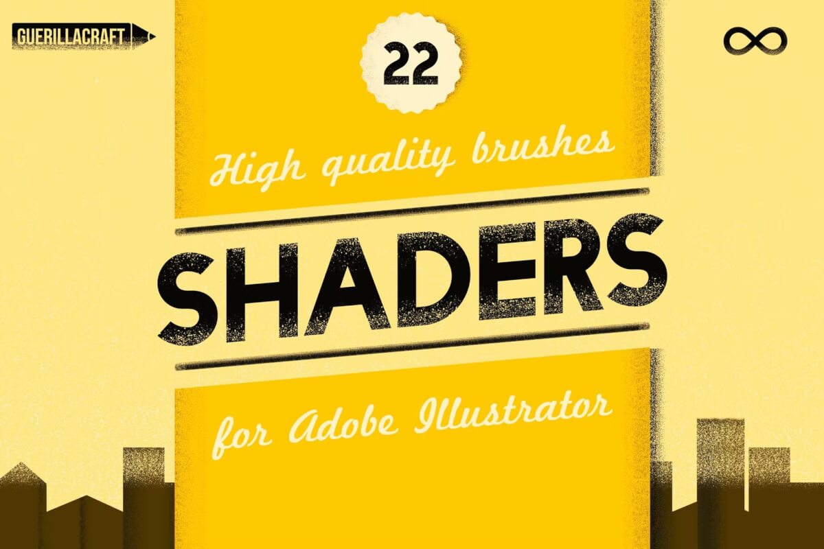 Adobe Illustrator 的着色器画笔刷
