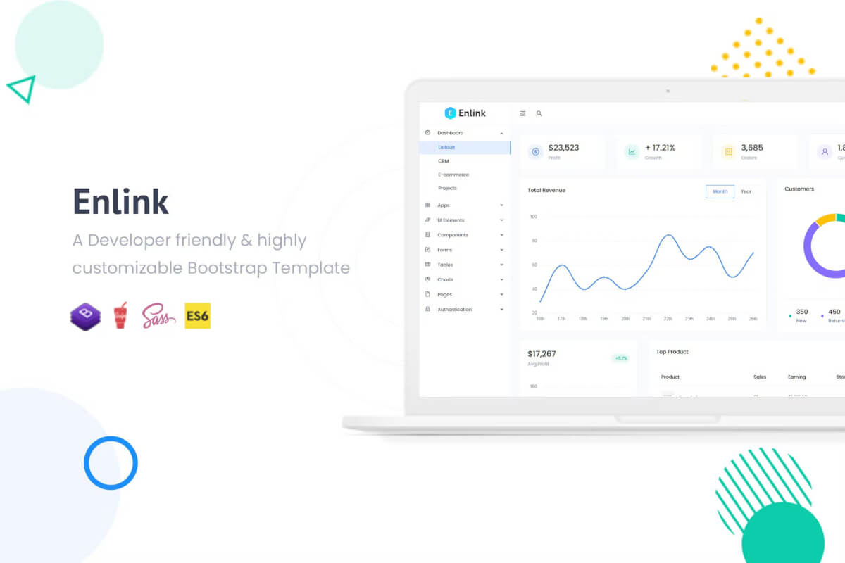 Enlink-后台管理模板