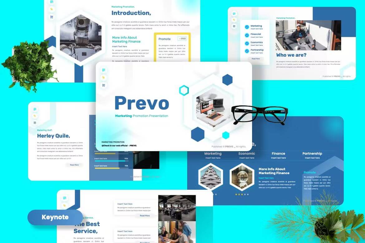 Prevo-营销主题演讲PPT模板