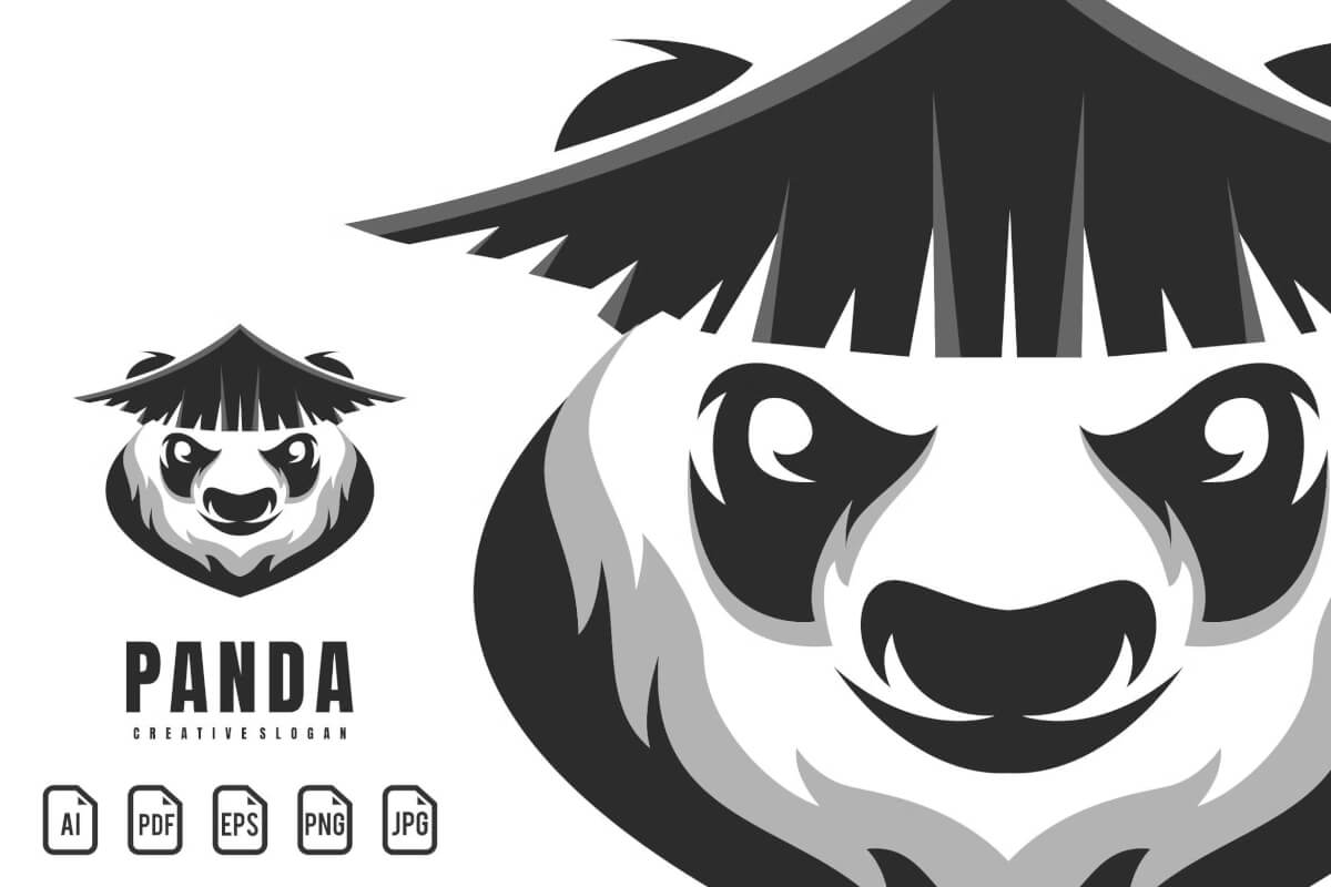 熊猫吉祥物标志