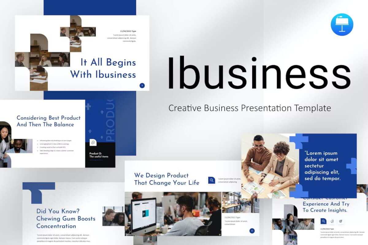 Ibusiness-创意业务主题演讲Keynote模板
