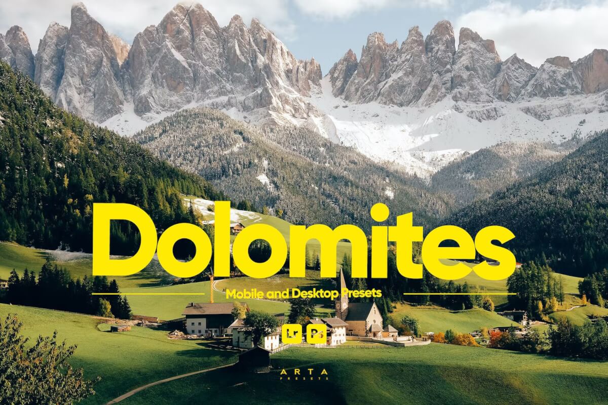ARTA - Lightroom 的 Dolomites 预设