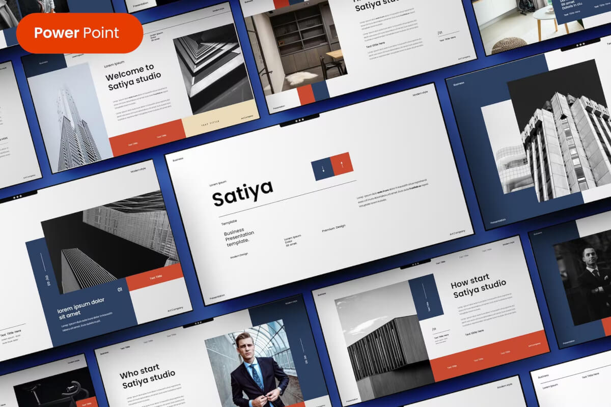 Satiya - 商业PowerPoint模板