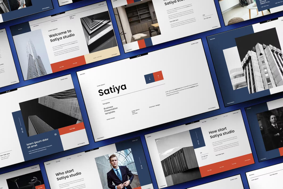 Satiya – 商业主题演讲 Keynote模板