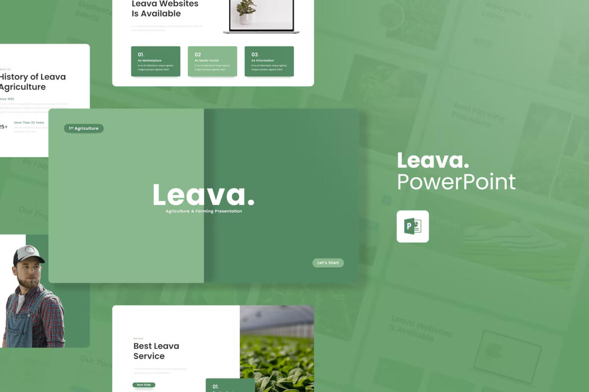 Leava - 农业 PowerPoint演示模板