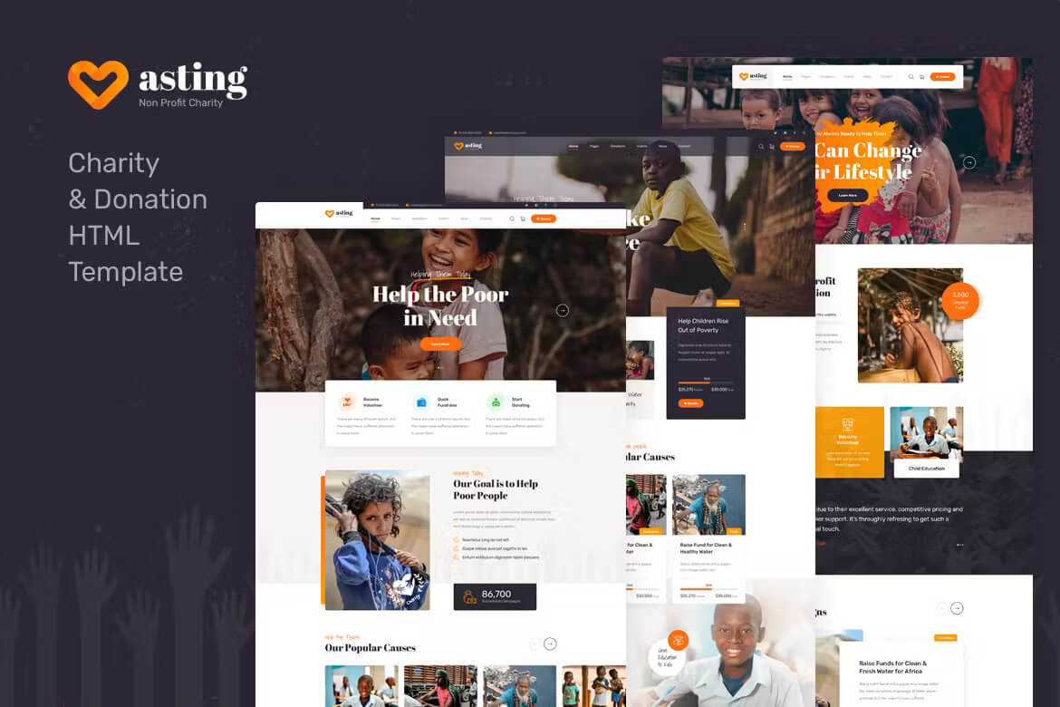 Asting - 慈善与捐赠 HTML 模板