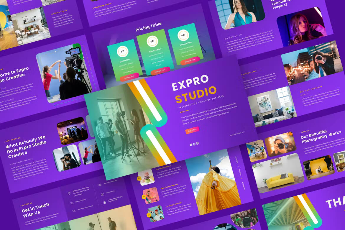 Expro Studio - 创意商务PPT模板