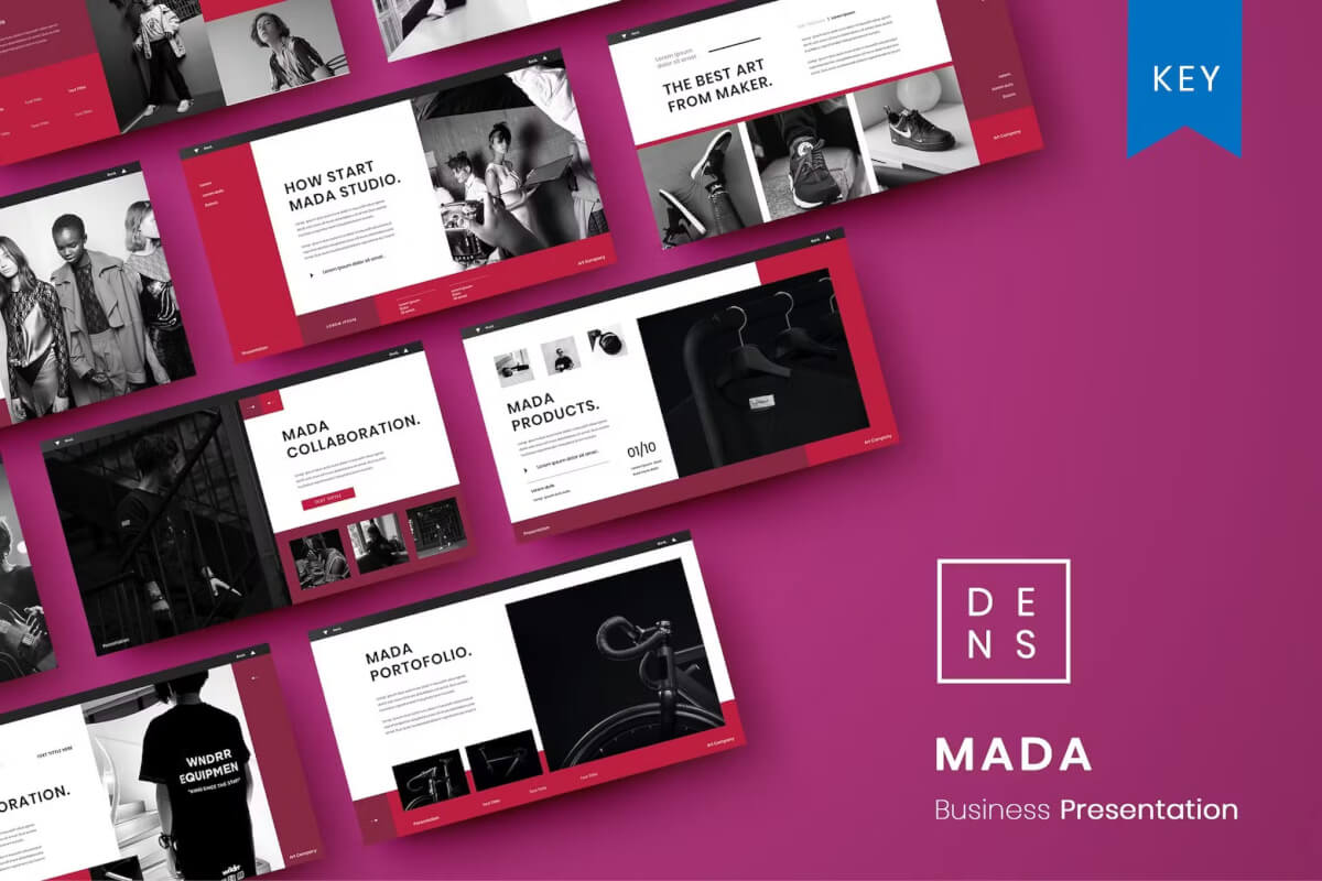 Mada – 商业主题演讲 Keynote模板