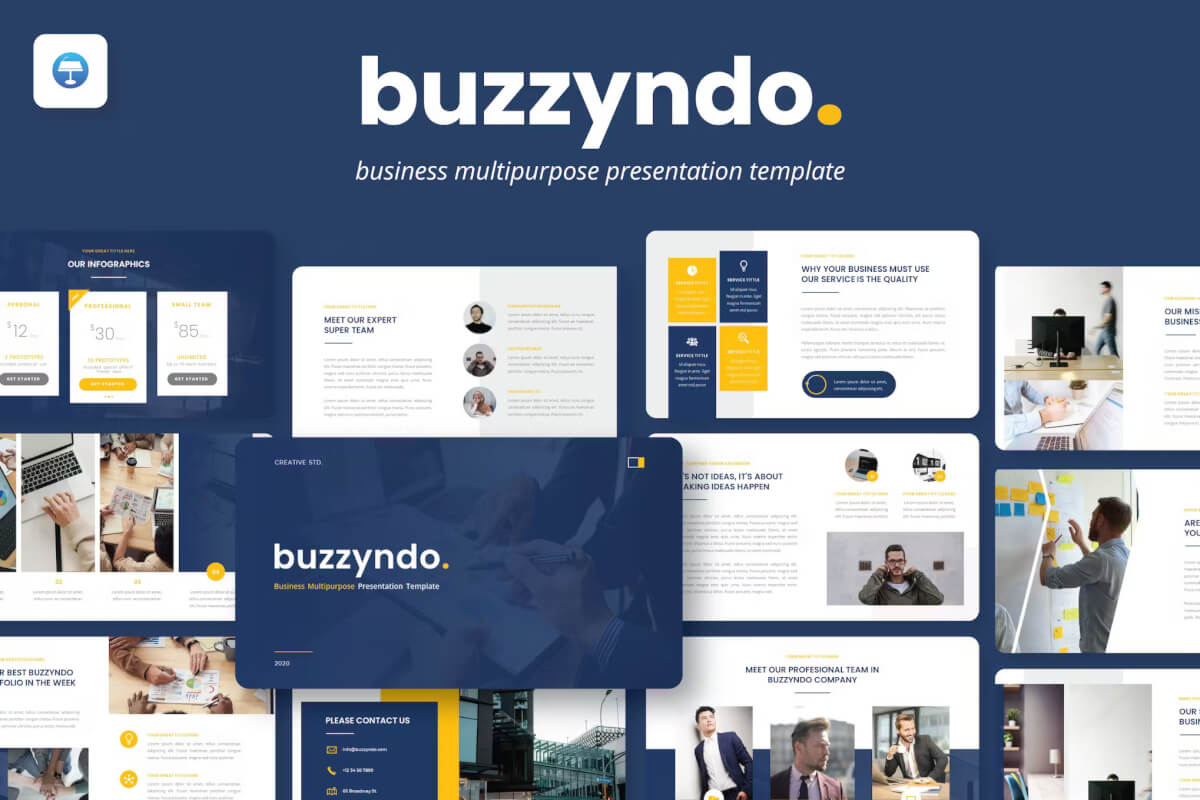 Buzzyndo 多功能主题演讲模板