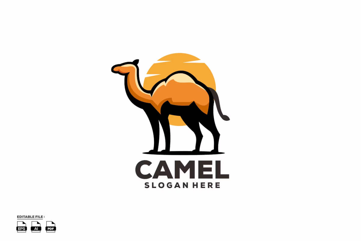 骆驼图吉祥物标志