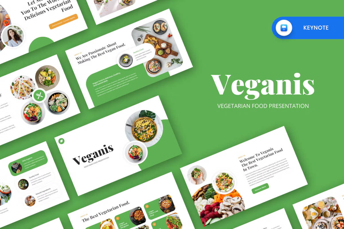 Veganis - 素食主题演讲模板