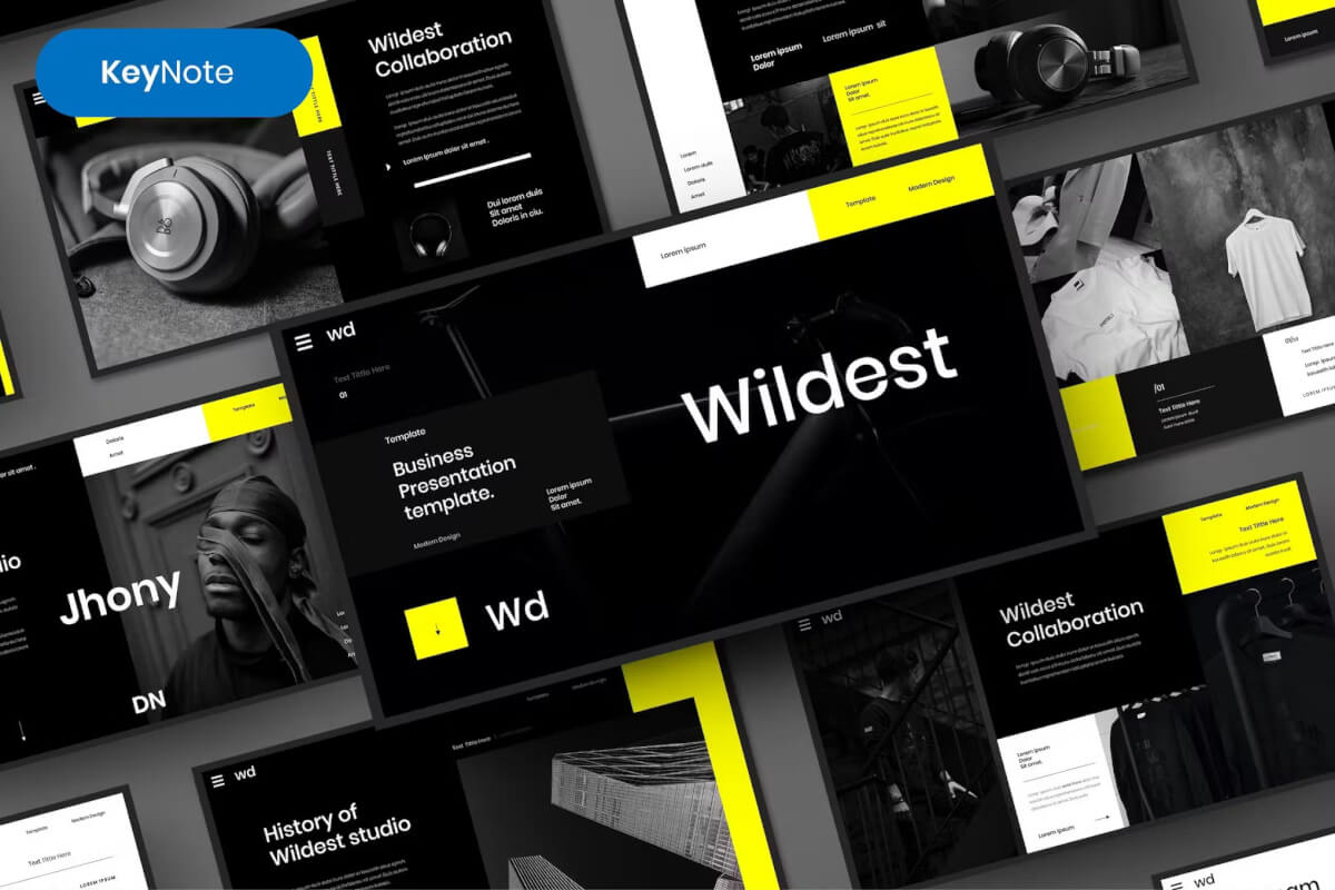 Wildest – 商业主题演讲模板