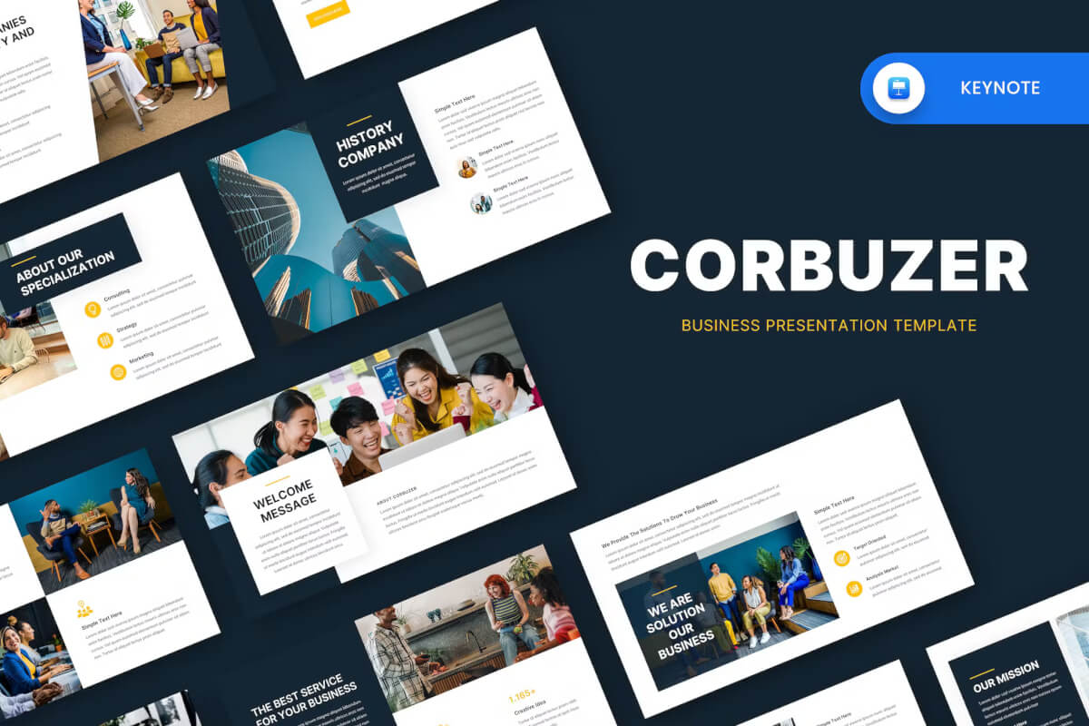 Corbuzer - 商业主题演讲模板