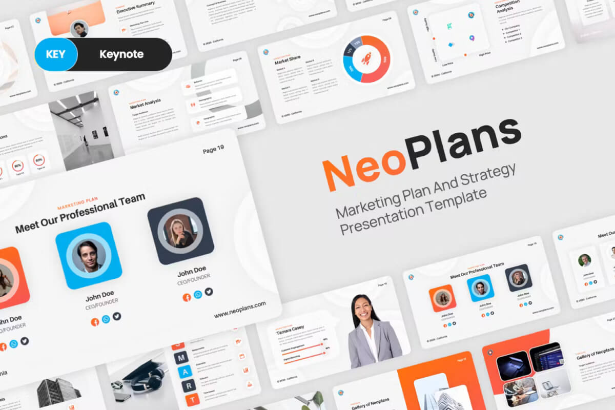 NeoPlans - 营销计划主题演讲模板