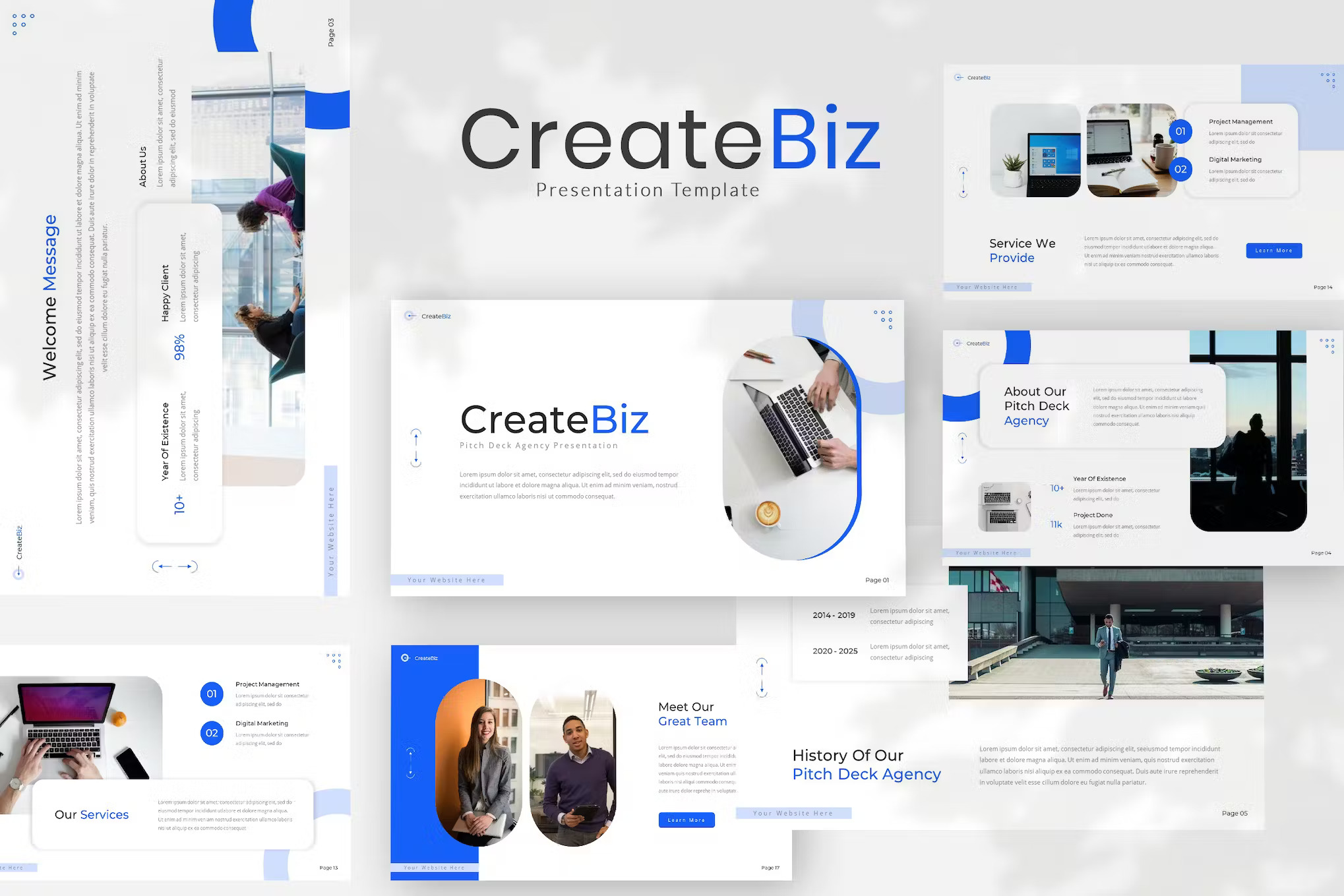 Createbiz — Pitch Deck 机构主题演讲 Keynote模板