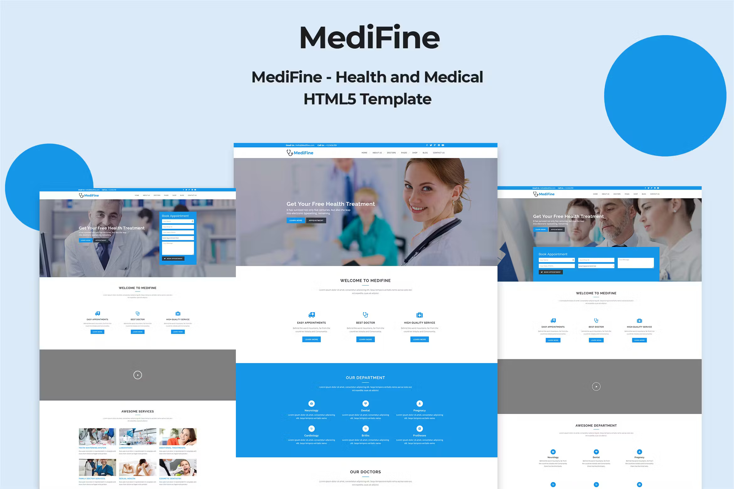 MediFine - 健康和医疗 HTML 模板