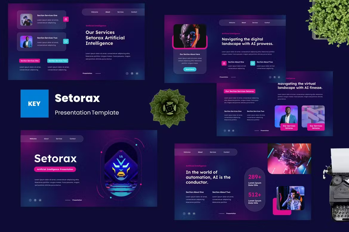 Setorax - 人工智能主题演讲模板