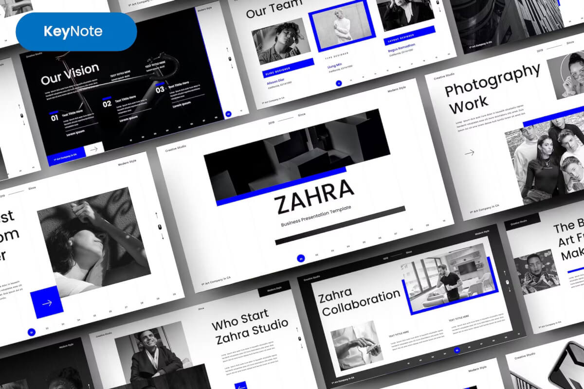 Zahra – 商业主题演讲模板