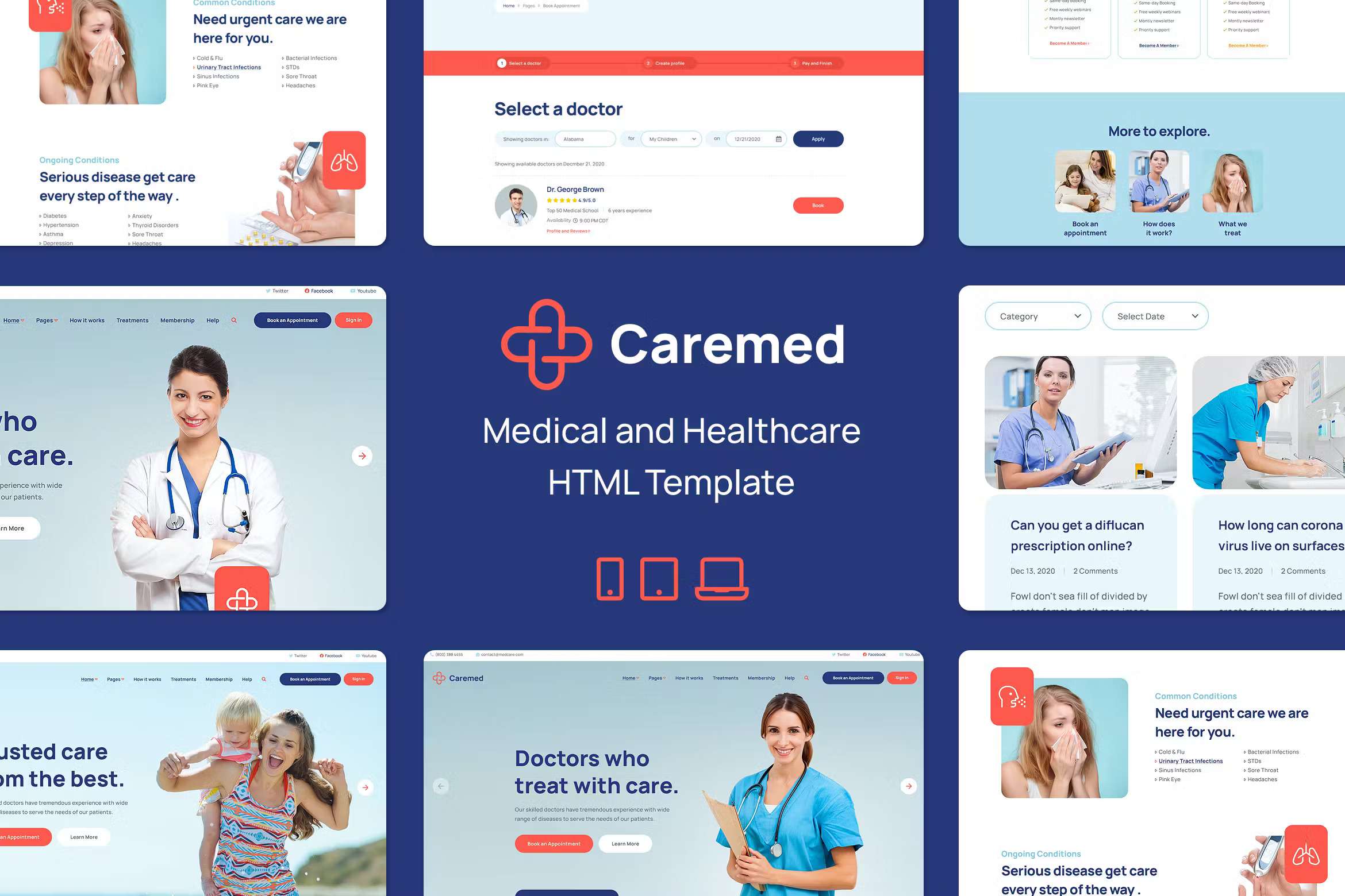 Caremed – 医疗和保健 HTML 模板