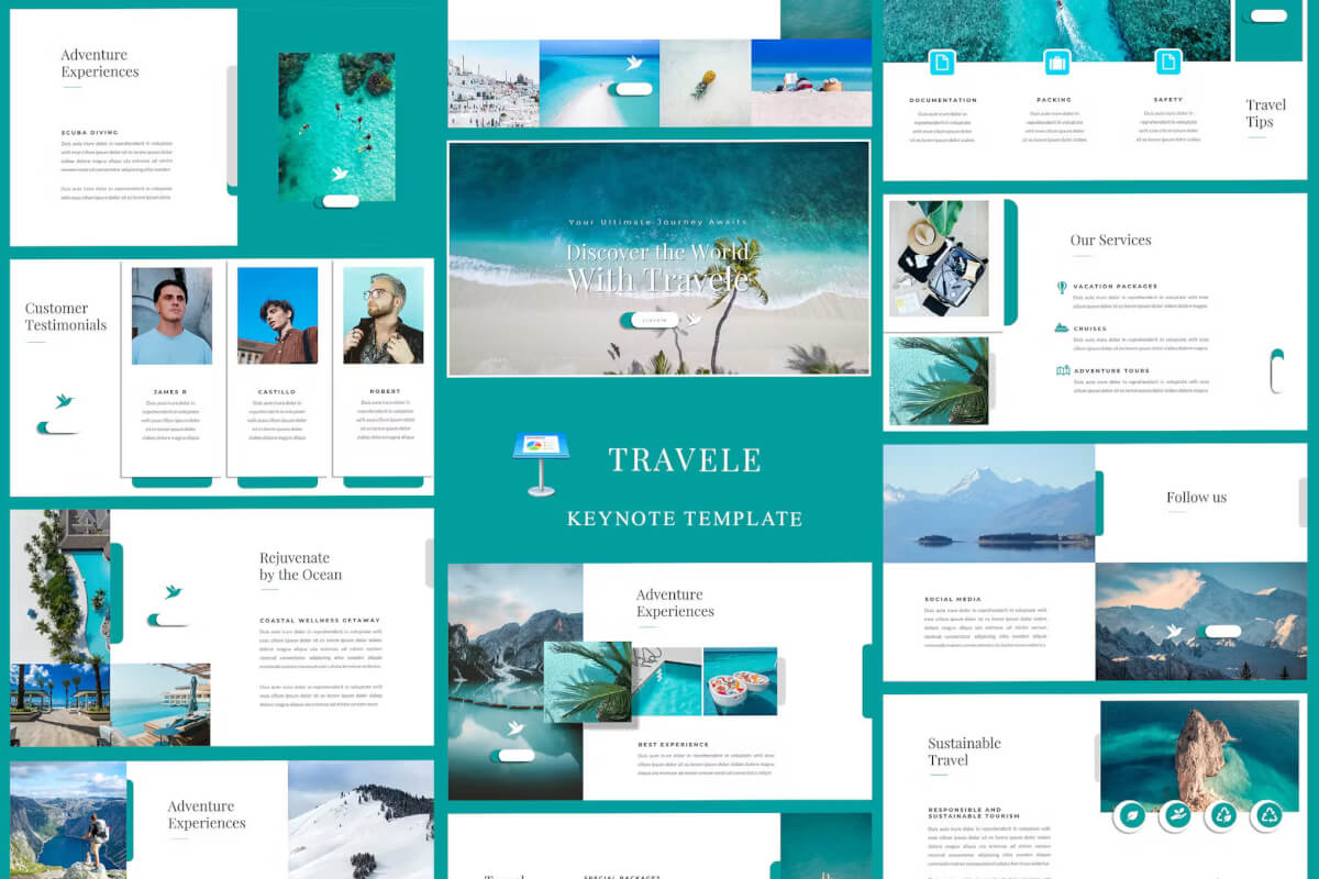 Travele - 旅行社主题演讲模板