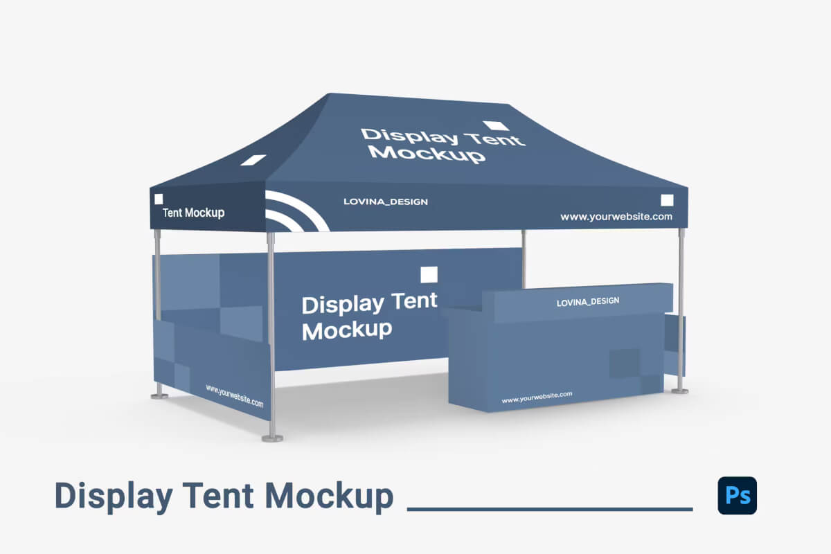 展示帐篷模型