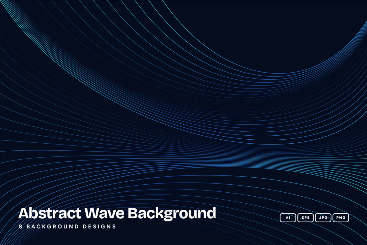 抽象波浪背景包