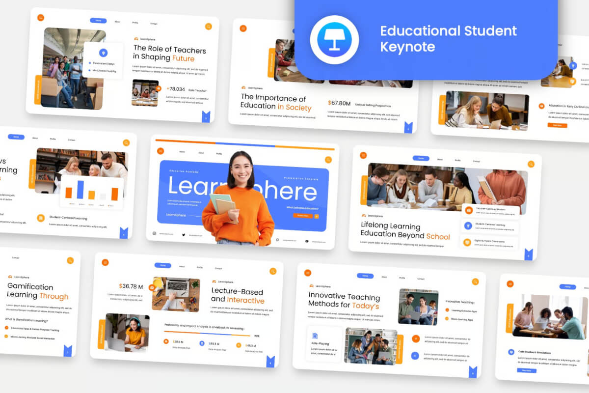 教育主题演讲Keynote模板