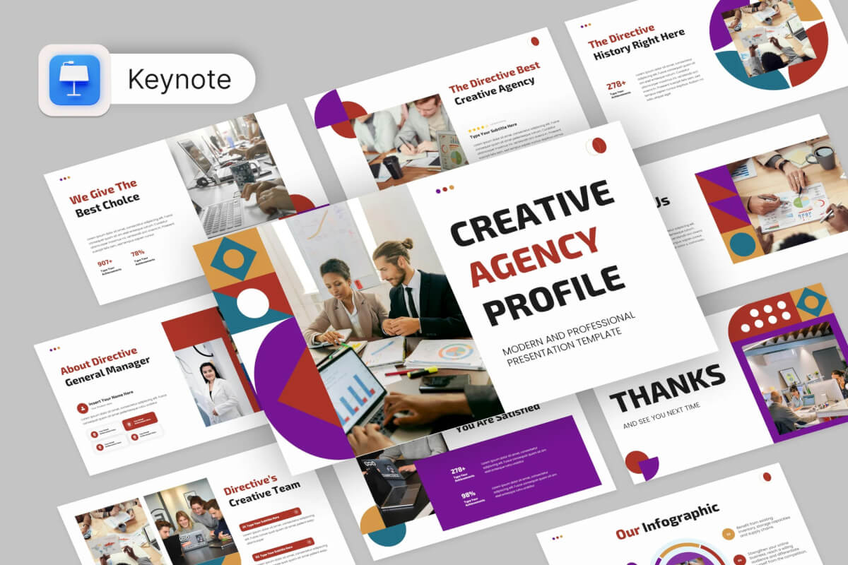 创意机构 Nexora 的主题演讲Keynote模板