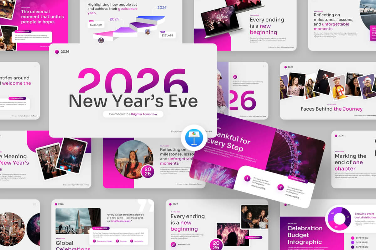 新年除夕主题演讲 Keynote 模板