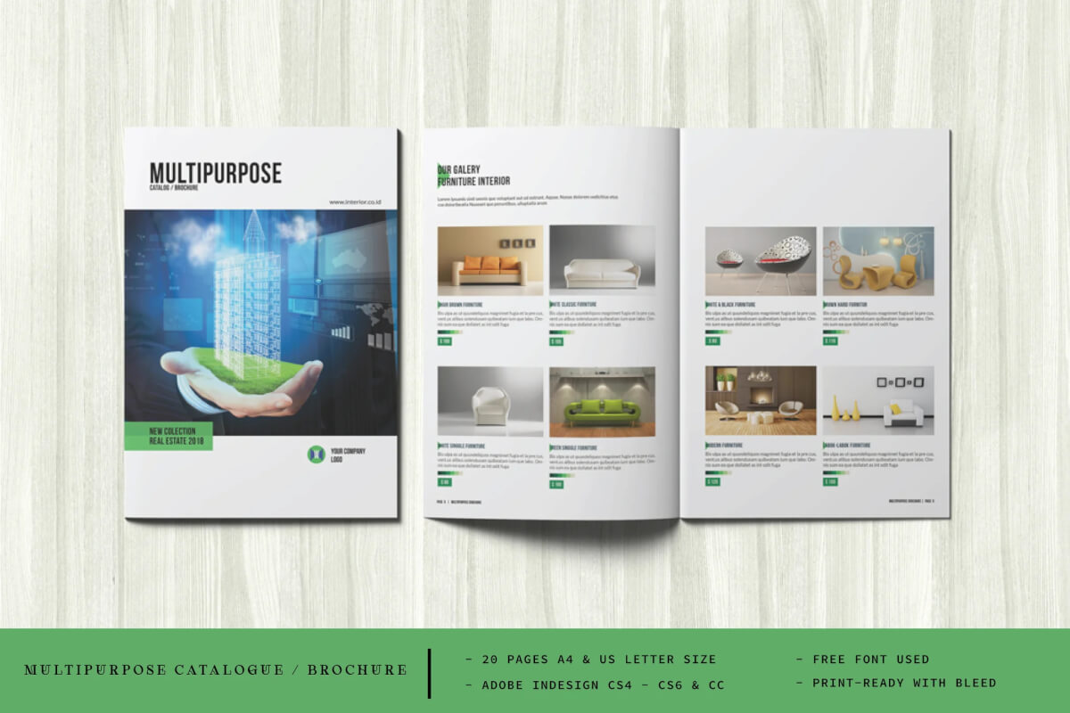 多用途产品目录/宣传册模板